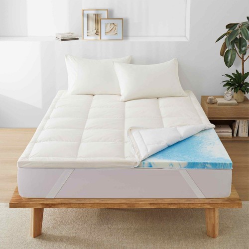 Coprimaterasso letto piuma - coprimaterasso, in