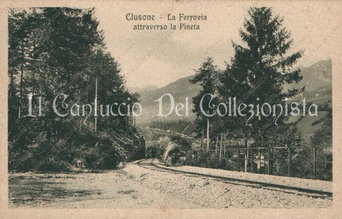 1925 clusone ferrovia - clusone,