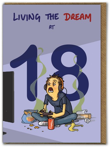Biglietto compleanno - 18°,