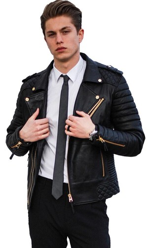 Uomo giacca pelle - uomo,