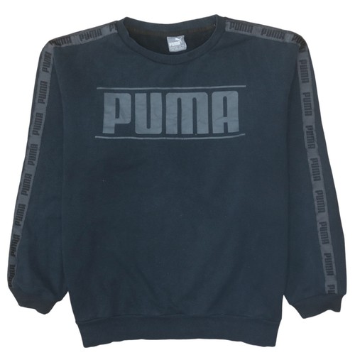 Felpa pullover puma uomo nero - puma,