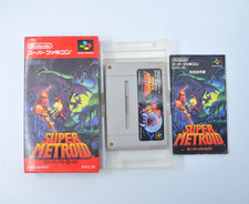 Completo giapponese Super Metroid Super Famicom SNES Nintendo NTSC-J