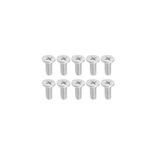 Supporto monitor LCD computer TV M4 x 10 mm montaggio testa Phillips vite ricambio