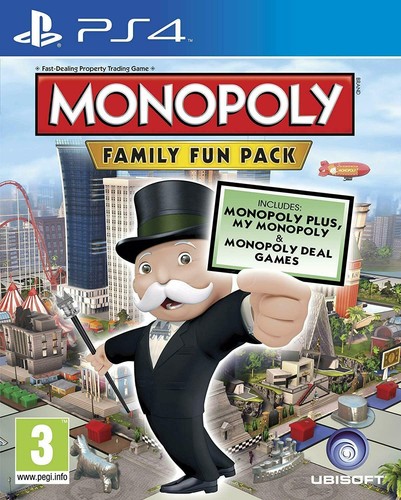 Monopoly family fun pack - fun, (ps4)