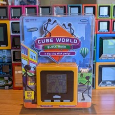 Radica Cube World Block Bash (serie Jumbo) imballato e mai aperto ancora funzionante (nuovo)