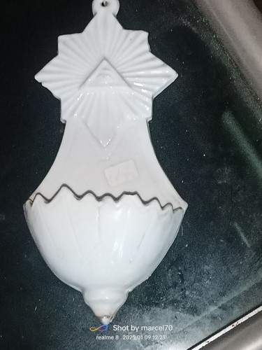 Antica acquasantiera ceramica - antica,