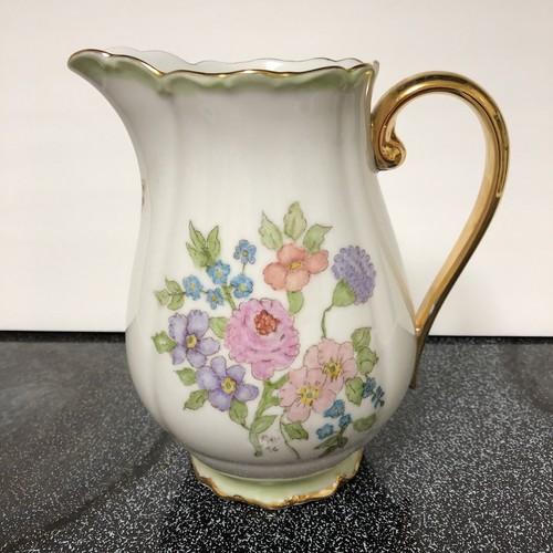 Vaso brocca floreale fine - brocca,