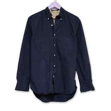 Camicia Timberland blu scuro a manica lunga tinta unita - Taglia M/L uomo