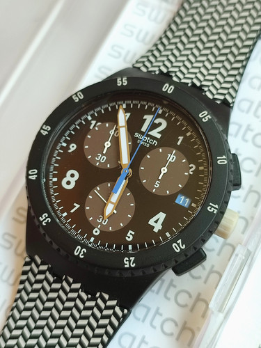 Swatch chrono plastic - swatch+chrono, plastic+susb407