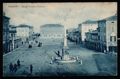 Cartolina sassuolo piazza - sassuolo,