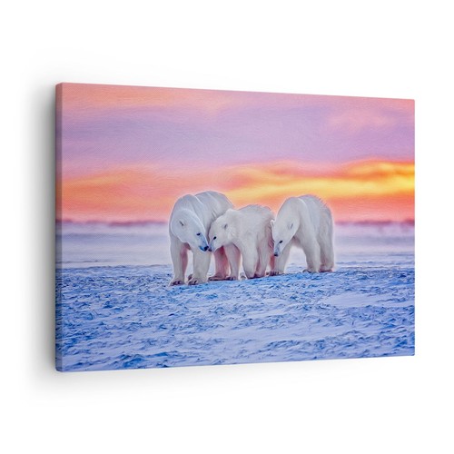 Quadro tela 70x50cm orsi - quadro,