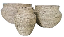 Porta vaso Set 3 pz in corda