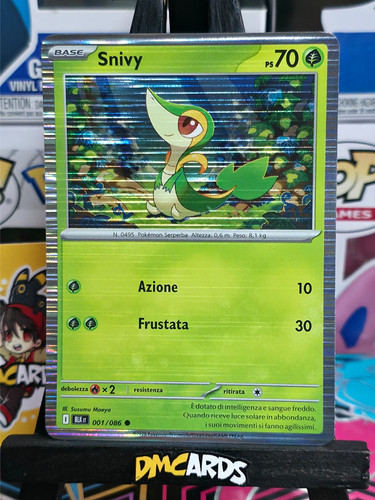 Pokemon snivy 001 086 holo - pokemon, |