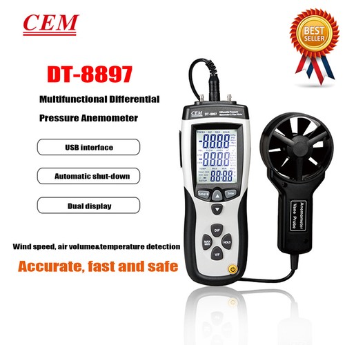 Cem 8897 manometro - cem, dt-8897