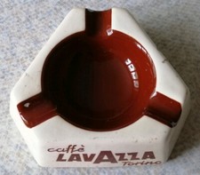 POSACENERE/PORTACENERE PUBBLICITARIO CAFFÈ LAVAZZA TORINO CERAMICA MARMACA 