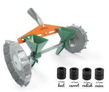 Varomorus Giardino Mano Manuale Seminatrice 2 Fila Piantatore Semina Verdura