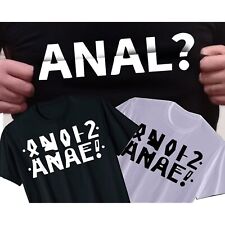 T-Shirt Maglietta Anal Tshirt Divertente Maglia Estiva Personalizzata Divertente