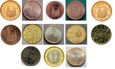 Spagna monete euro - spagna, anni