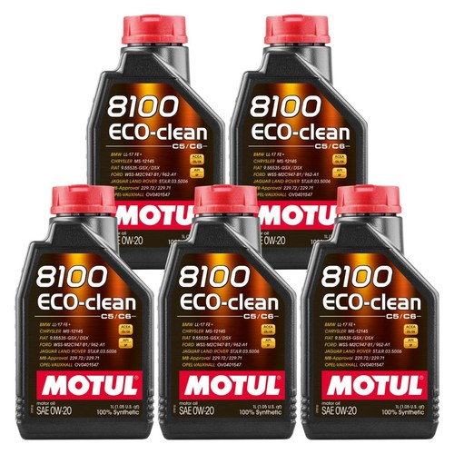 Motul 8100 eco - eco-clean, 5l