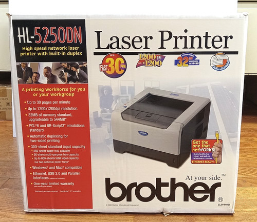 Brother 5250dn workgroup - brother, hl-5250dn