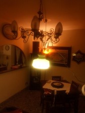 Lampadario vetro verde a - vetro,