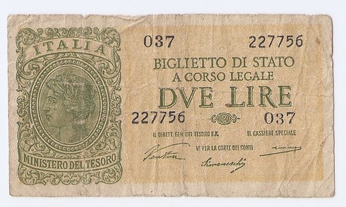 Italy lire 1944 - lire,