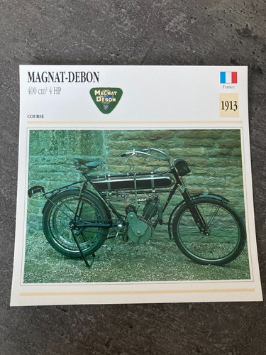 Carte fiche moto collection - carte,