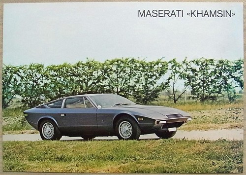 Maserati khamsin scheda - maserati,