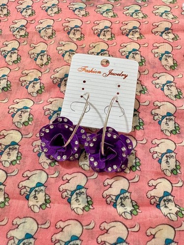 Orecchini cerchio vintage - a,