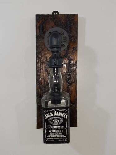 Lampada con bottiglia jack - bottiglia,