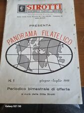 PANORAMA FILATELICO  numero 1  BIMESTRE GIUGNO-LUGLIO 1968 di offerte  Sirotti