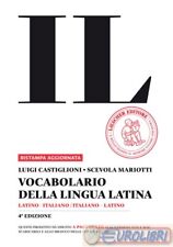 9788858333037 DIZIONARIO LATINO IL BROSSURA LOESCHER CASTIGLIONI LUIGI; MARIOTTI