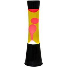 lampada Lava magma Lamp altezza 40cm Lava red base nera xl1759