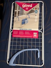 GIMI Brezza 200 - Stendibiancheria estensibile da balcone in acciaio 180x55x28cm
