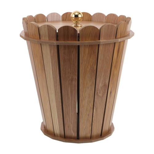 Cestino rifiuti legno - ,