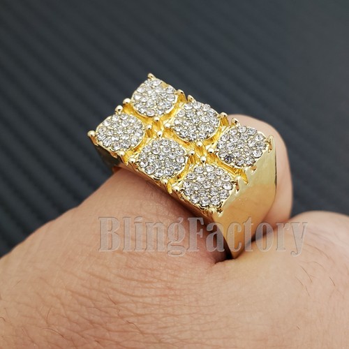 Anello uomo rapper - uomo, ghiacciato
