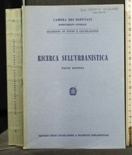 RICERCA SULL'URBANISTICA