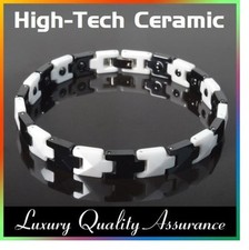 Bracciale Energy Power Salute High-Tech Ceramica Braccialetto Tungsteno Magnetico Bio