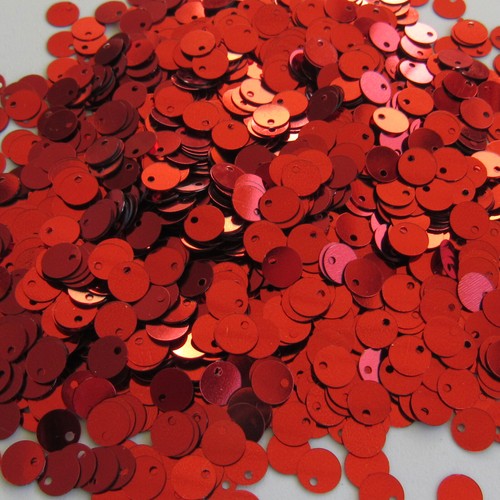 Paillettes rosse mm - 6,