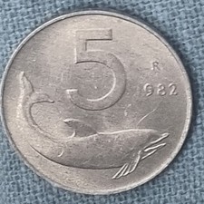 Moneta lire del - , 1982