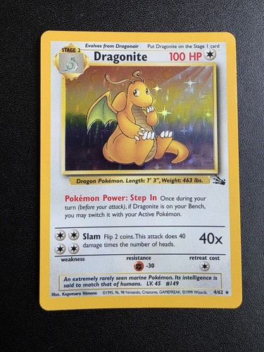 Pokemon tcg fossil dragonite - tcg,