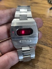 Rare montre bulova led fond - montre,