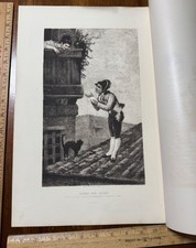 Antique large print engraving