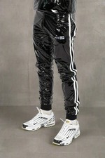 TOUCH UP - nero/bianco - PANTALONI - PVC