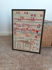 Antique Needlework Sampler
