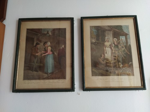 Coppia quadri con stampe - di,