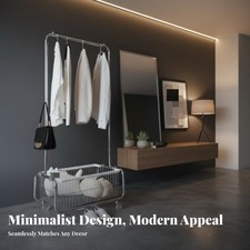 Carrello Portabiti con Cesto