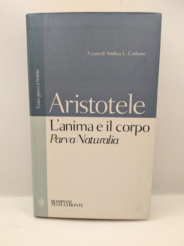 Aristotele parva naturalia - aristotele,