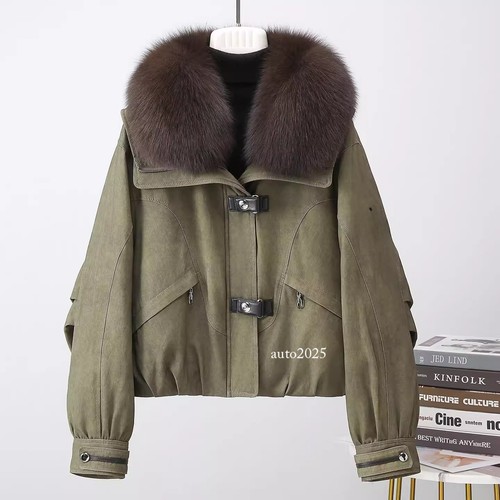 Cappotto parka corto pelliccia