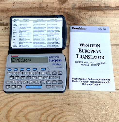Franklin twe 100 - franklin, traduttori